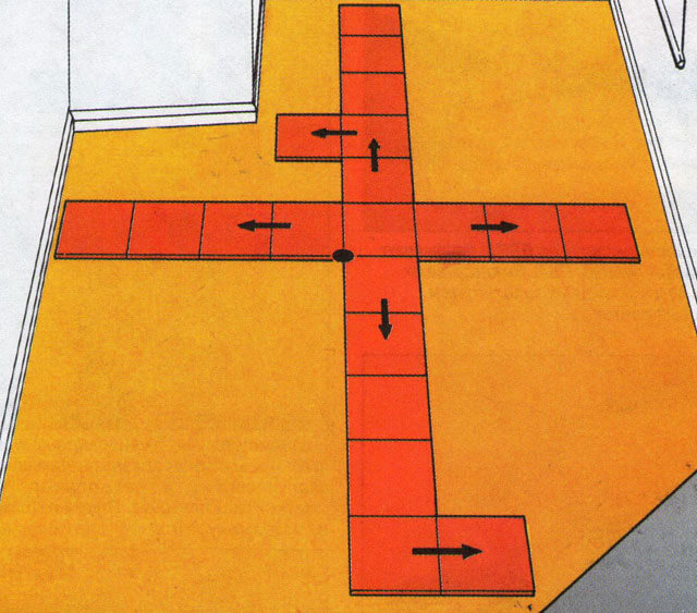 Как класть половую плитку