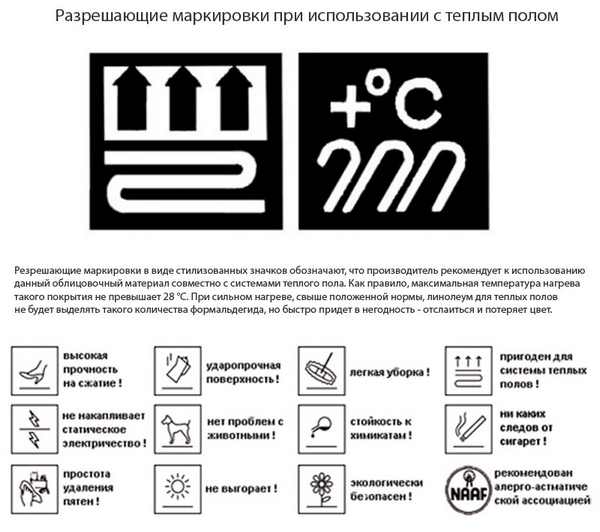 Линолеум для теплого пола